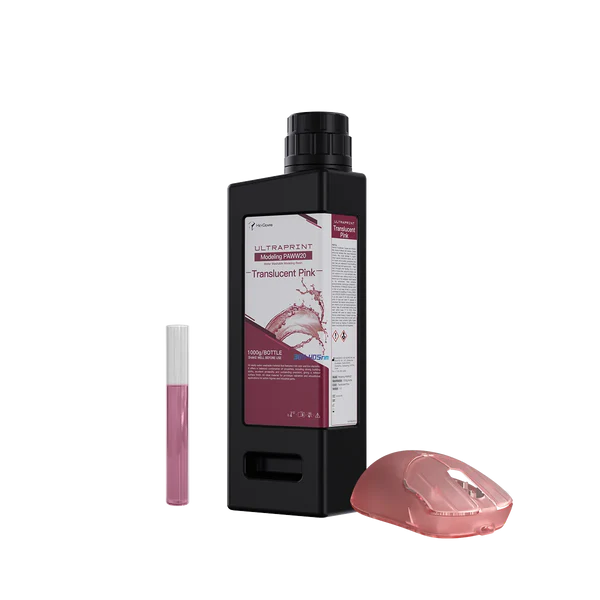 UltraPrint-Modeling PAWW20 Translucent Pink ウルトラプリントモデリング PAWW20 水洗い可能なモデリングレジン